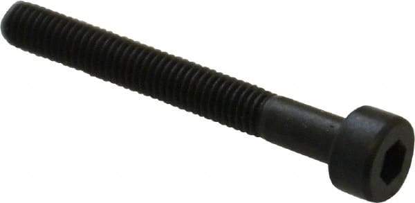 Unbrako - M3x0.50 Metric Coarse Hex Socket Drive, Socket Cap Screw - Grade 12.9 Alloy Steel, Black Oxide Finish, 25mm Length Under Head - USA Tool & Supply