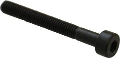 Unbrako - M3x0.50 Metric Coarse Hex Socket Drive, Socket Cap Screw - Grade 12.9 Alloy Steel, Black Oxide Finish, 25mm Length Under Head - USA Tool & Supply