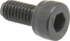 Unbrako - M4x0.70 Metric Coarse Hex Socket Drive, Socket Cap Screw - Grade 12.9 Alloy Steel, Black Oxide Finish, 8mm Length Under Head - USA Tool & Supply