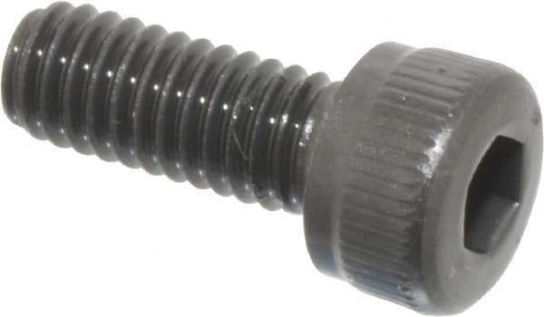 Unbrako - M4x0.70 Metric Coarse Hex Socket Drive, Socket Cap Screw - Grade 12.9 Alloy Steel, Black Oxide Finish, 10mm Length Under Head - USA Tool & Supply