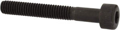 Unbrako - M4x0.70 Metric Coarse Hex Socket Drive, Socket Cap Screw - Grade 12.9 Alloy Steel, Black Oxide Finish, 30mm Length Under Head - USA Tool & Supply