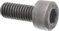 Unbrako - M5x0.80 Metric Coarse Hex Socket Drive, Socket Cap Screw - Grade 12.9 Alloy Steel, Black Oxide Finish, 12mm Length Under Head - USA Tool & Supply