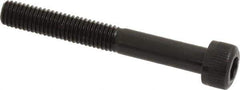 Unbrako - M5x0.80 Metric Coarse Hex Socket Drive, Socket Cap Screw - Grade 12.9 Alloy Steel, Black Oxide Finish, 40mm Length Under Head - USA Tool & Supply