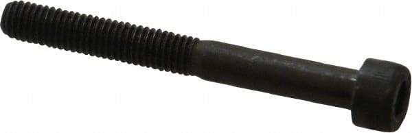Unbrako - M5x0.80 Metric Coarse Hex Socket Drive, Socket Cap Screw - Grade 12.9 Alloy Steel, Black Oxide Finish, 45mm Length Under Head - USA Tool & Supply