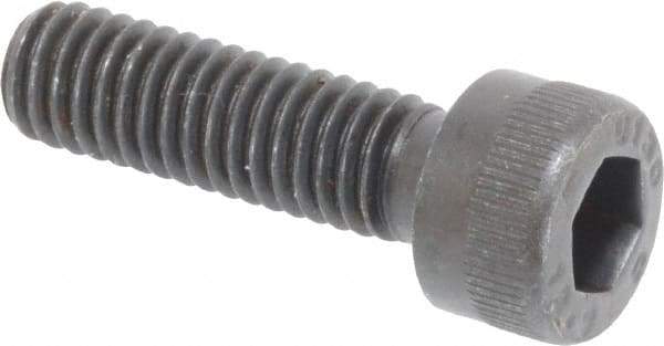 Unbrako - M6x1.00 Metric Coarse Hex Socket Drive, Socket Cap Screw - Grade 12.9 Alloy Steel, Black Oxide Finish, 20mm Length Under Head - USA Tool & Supply