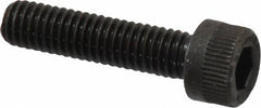 Unbrako - M6x1.00 Metric Coarse Hex Socket Drive, Socket Cap Screw - Grade 12.9 Alloy Steel, Black Oxide Finish, 25mm Length Under Head - USA Tool & Supply