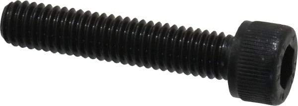 Unbrako - M6x1.00 Metric Coarse Hex Socket Drive, Socket Cap Screw - Grade 12.9 Alloy Steel, Black Oxide Finish, 30mm Length Under Head - USA Tool & Supply