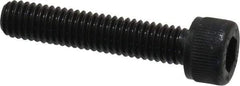 Unbrako - M6x1.00 Metric Coarse Hex Socket Drive, Socket Cap Screw - Grade 12.9 Alloy Steel, Black Oxide Finish, 30mm Length Under Head - USA Tool & Supply