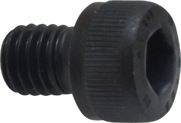 Unbrako - M8x1.25 Metric Coarse Hex Socket Drive, Socket Cap Screw - Grade 12.9 Alloy Steel, Black Oxide Finish, 10mm Length Under Head - USA Tool & Supply