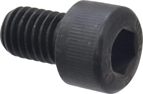 Unbrako - M8x1.25 Metric Coarse Hex Socket Drive, Socket Cap Screw - Grade 12.9 Alloy Steel, Black Oxide Finish, 12mm Length Under Head - USA Tool & Supply