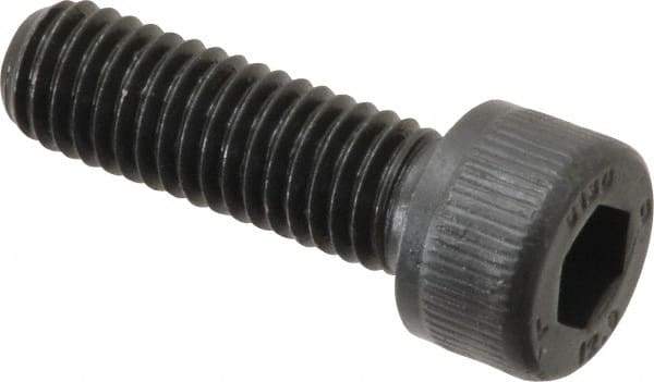 Unbrako - M8x1.25 Metric Coarse Hex Socket Drive, Socket Cap Screw - Grade 12.9 Alloy Steel, Black Oxide Finish, 25mm Length Under Head - USA Tool & Supply