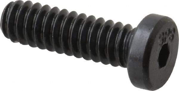 Unbrako - #10-24 UNC Hex Socket Drive, Low Socket Cap Screw - Alloy Steel, Black Oxide Finish, 5/8" Length Under Head - USA Tool & Supply