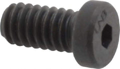 Unbrako - 1/4-20 UNC Hex Socket Drive, Low Socket Cap Screw - Alloy Steel, Black Oxide Finish, 1/2" Length Under Head - USA Tool & Supply
