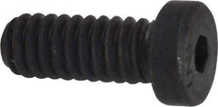 Unbrako - 1/4-20 UNC Hex Socket Drive, Low Socket Cap Screw - Alloy Steel, Black Oxide Finish, 5/8" Length Under Head - USA Tool & Supply