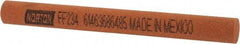 Norton - 4" Long x 3/8" Diam x 3/8" Thick, Aluminum Oxide Sharpening Stone - Round, Fine Grade - USA Tool & Supply