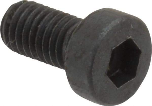 Unbrako - M5x0.80 Metric Coarse Hex Socket Drive, Low Socket Cap Screw - Grade 10.9 Alloy Steel, Black Oxide Finish, 10mm Length Under Head - USA Tool & Supply