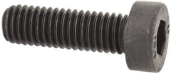 Unbrako - M5x0.80 Metric Coarse Hex Socket Drive, Low Socket Cap Screw - Grade 10.9 Alloy Steel, Black Oxide Finish, 16mm Length Under Head - USA Tool & Supply