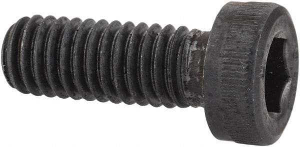 Unbrako - M6x1.00 Metric Coarse Hex Socket Drive, Low Socket Cap Screw - Grade 10.9 Alloy Steel, Black Oxide Finish, 16mm Length Under Head - USA Tool & Supply