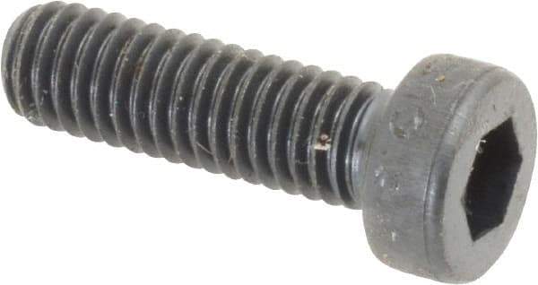 Unbrako - M6x1.00 Metric Coarse Hex Socket Drive, Low Socket Cap Screw - Grade 10.9 Alloy Steel, Black Oxide Finish, 20mm Length Under Head - USA Tool & Supply
