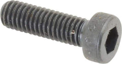 Unbrako - M6x1.00 Metric Coarse Hex Socket Drive, Low Socket Cap Screw - Grade 10.9 Alloy Steel, Black Oxide Finish, 20mm Length Under Head - USA Tool & Supply