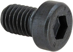 Unbrako - M8x1.25 Metric Coarse Hex Socket Drive, Low Socket Cap Screw - Grade 10.9 Alloy Steel, Black Oxide Finish, 12mm Length Under Head - USA Tool & Supply