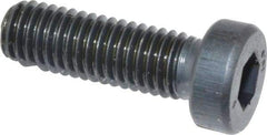 Unbrako - M8x1.25 Metric Coarse Hex Socket Drive, Low Socket Cap Screw - Grade 10.9 Alloy Steel, Black Oxide Finish, 25mm Length Under Head - USA Tool & Supply