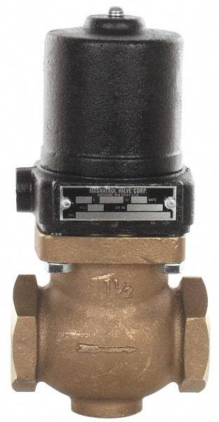 Magnatrol Valve - 1-1/2" Port, 2 Way, Solenoid Valve - Normally Closed - USA Tool & Supply