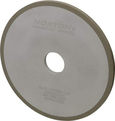 Norton - 7" Diam x 1-1/4" Hole x 1/4" Thick, 120 Grit Surface Grinding Wheel - Diamond, Type 1A1, Fine Grade, Resinoid Bond - USA Tool & Supply