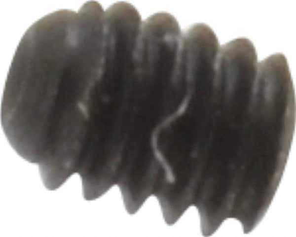Unbrako - #1-72 UNF, 3/32" OAL, Cup Point Set Screw - Grade 8 Alloy Steel, 0.035" Key - USA Tool & Supply