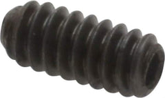 Unbrako - #4-40 UNC, 1/4" OAL, Cup Point Set Screw - Grade 8 Alloy Steel, 0.05" Key - USA Tool & Supply