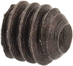Unbrako - #5-40 UNC, 1/8" OAL, Cup Point Set Screw - Grade 8 Alloy Steel, 1/16" Key - USA Tool & Supply
