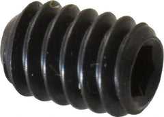 Unbrako - #5-40 UNC, 3/16" OAL, Cup Point Set Screw - Grade 8 Alloy Steel, 1/16" Key - USA Tool & Supply