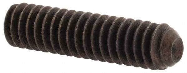 Unbrako - #5-40 UNC, 1/2" OAL, Cup Point Set Screw - Grade 8 Alloy Steel, 1/16" Key - USA Tool & Supply