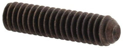 Unbrako - #5-40 UNC, 1/2" OAL, Cup Point Set Screw - Grade 8 Alloy Steel, 1/16" Key - USA Tool & Supply