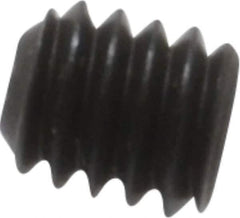 Unbrako - #8-32 UNC, 3/16" OAL, Cup Point Set Screw - Grade 8 Alloy Steel, 5/64" Key - USA Tool & Supply