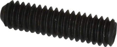 Unbrako - #8-32 UNC, 5/8" OAL, Cup Point Set Screw - Grade 8 Alloy Steel, 5/64" Key - USA Tool & Supply