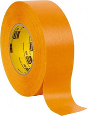 3M - 2" Wide x 60 Yd Long Orange Paper Masking Tape - Series 2525, 9.5 mil Thick, 49 In/Lb Tensile Strength - USA Tool & Supply