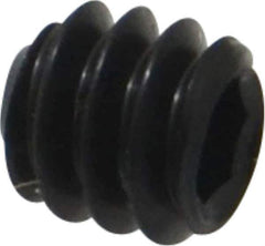 Unbrako - #10-24 UNC, 3/16" OAL, Cup Point Set Screw - Grade 8 Alloy Steel, 3/32" Key - USA Tool & Supply