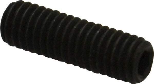 Unbrako - #10-32 UNF, 5/8" OAL, Cup Point Set Screw - Grade 8 Alloy Steel, 3/32" Key - USA Tool & Supply