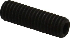 Unbrako - #10-32 UNF, 5/8" OAL, Cup Point Set Screw - Grade 8 Alloy Steel, 3/32" Key - USA Tool & Supply