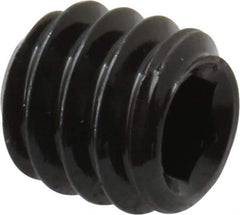 Unbrako - 1/4-20 UNC, 1/4" OAL, Cup Point Set Screw - Grade 8 Alloy Steel, 1/8" Key - USA Tool & Supply