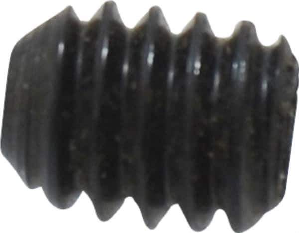 Unbrako - 1/4-20 UNC, 5/16" OAL, Cup Point Set Screw - Grade 8 Alloy Steel, 1/8" Key - USA Tool & Supply