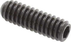 Unbrako - 1/4-20 UNC, 3/4" OAL, Cup Point Set Screw - Grade 8 Alloy Steel, 1/8" Key - USA Tool & Supply