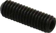 Unbrako - 5/16-18 UNC, 1" OAL, Cup Point Set Screw - Grade 8 Alloy Steel, 3/32" Key - USA Tool & Supply