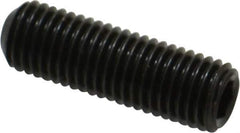Unbrako - 5/16-24 UNF, 1" OAL, Cup Point Set Screw - Grade 8 Alloy Steel, 3/32" Key - USA Tool & Supply