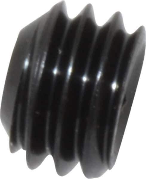 Unbrako - 3/8-16 UNC, 1/4" OAL, Cup Point Set Screw - Grade 8 Alloy Steel, 3/16" Key - USA Tool & Supply