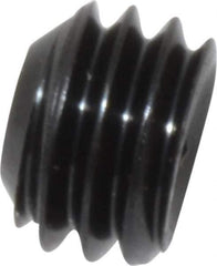 Unbrako - 3/8-16 UNC, 1/4" OAL, Cup Point Set Screw - Grade 8 Alloy Steel, 3/16" Key - USA Tool & Supply