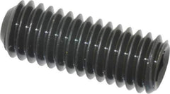 Unbrako - 3/8-16 UNC, 1" OAL, Cup Point Set Screw - Grade 8 Alloy Steel, 3/16" Key - USA Tool & Supply