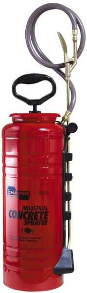 Chapin - 3.5 Gal Chemical Safe Garden Hand Sprayer - Coated Steel Tank, Wide Mouth, Reinforced Hose, For Concrete Applications - USA Tool & Supply