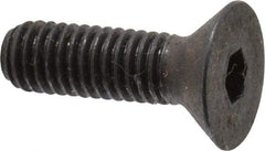 Unbrako - #10-32 UNF Hex Socket Drive, 82° Flat Screw - Alloy Steel, Black Oxide Finish, 5/8" OAL - USA Tool & Supply